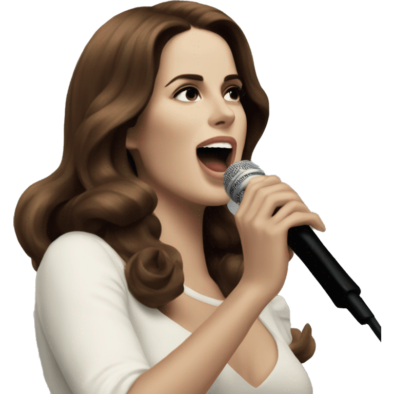 Lana del rey singing  emoji