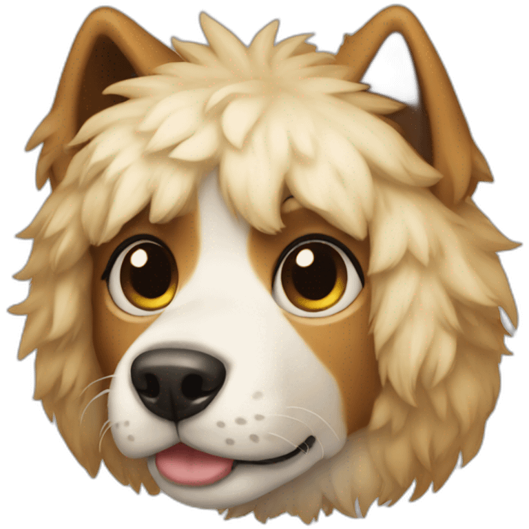 Dog furry emoji