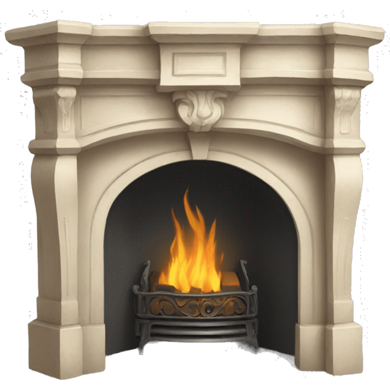 French fireplace  emoji