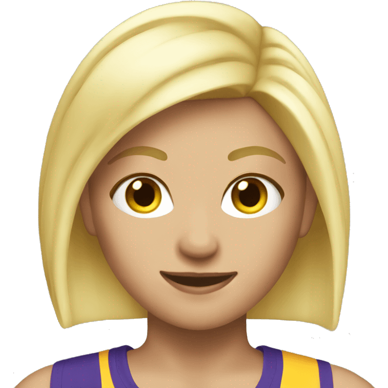 Sporty blonde  emoji