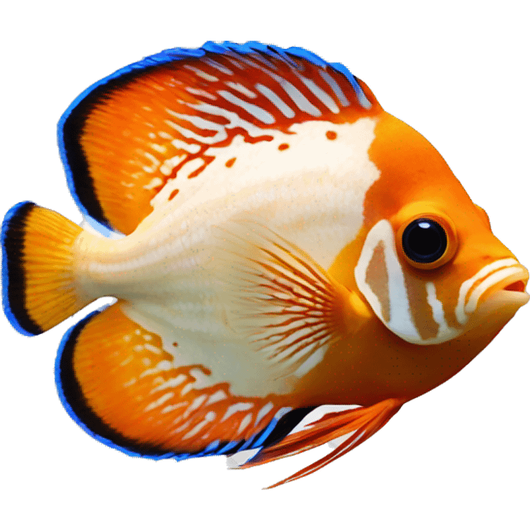 Symphysodon discus fish emoji