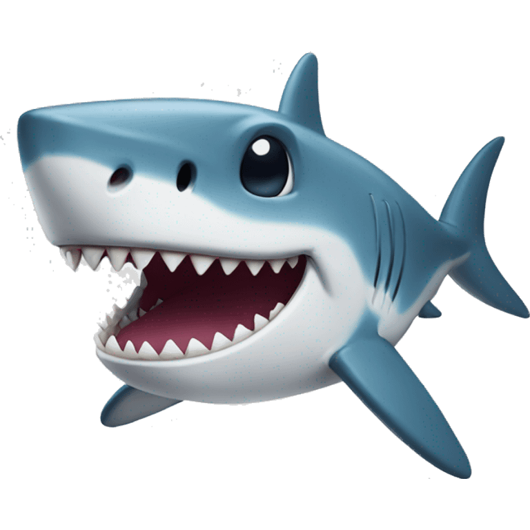 shark smiling emoji