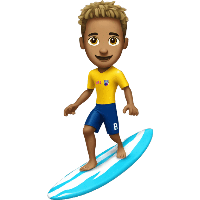 Neymar Jr surfing emoji