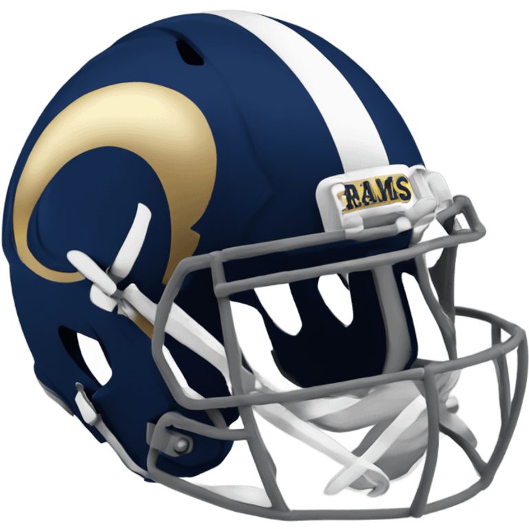 LA Rams helmet emoji