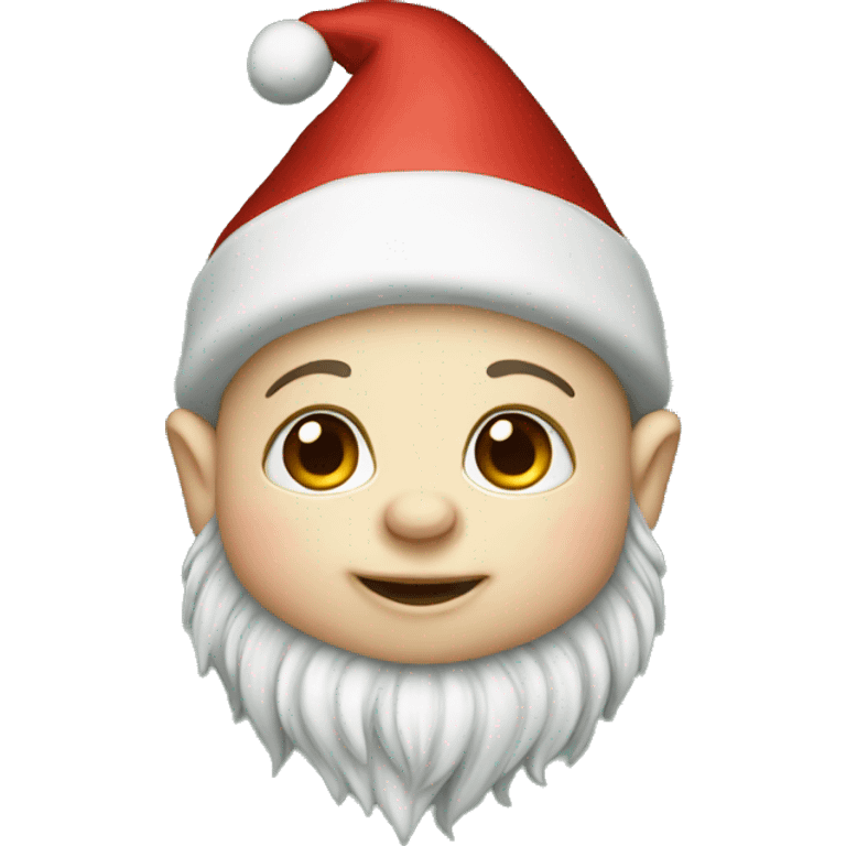 Christmas baby gnome emoji