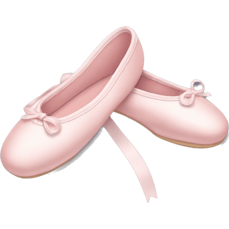 Pale pink ballet shoes emoji