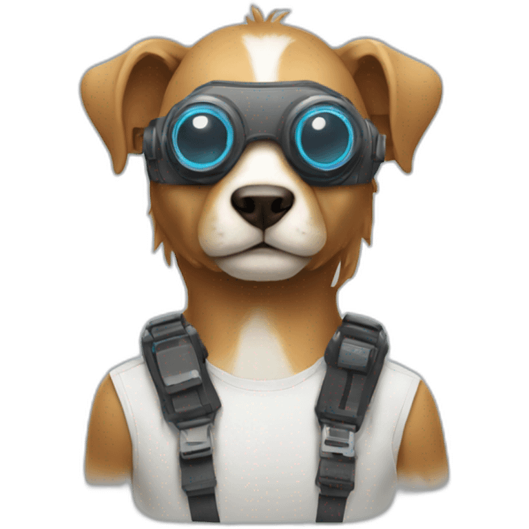 animal equipped with high tech gear emoji