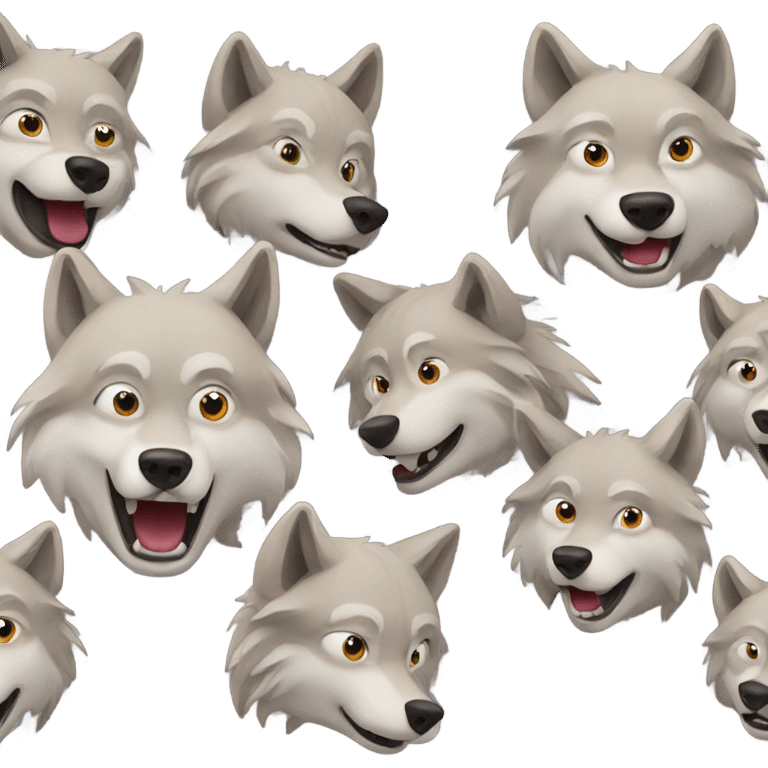 Wolf pack emoji