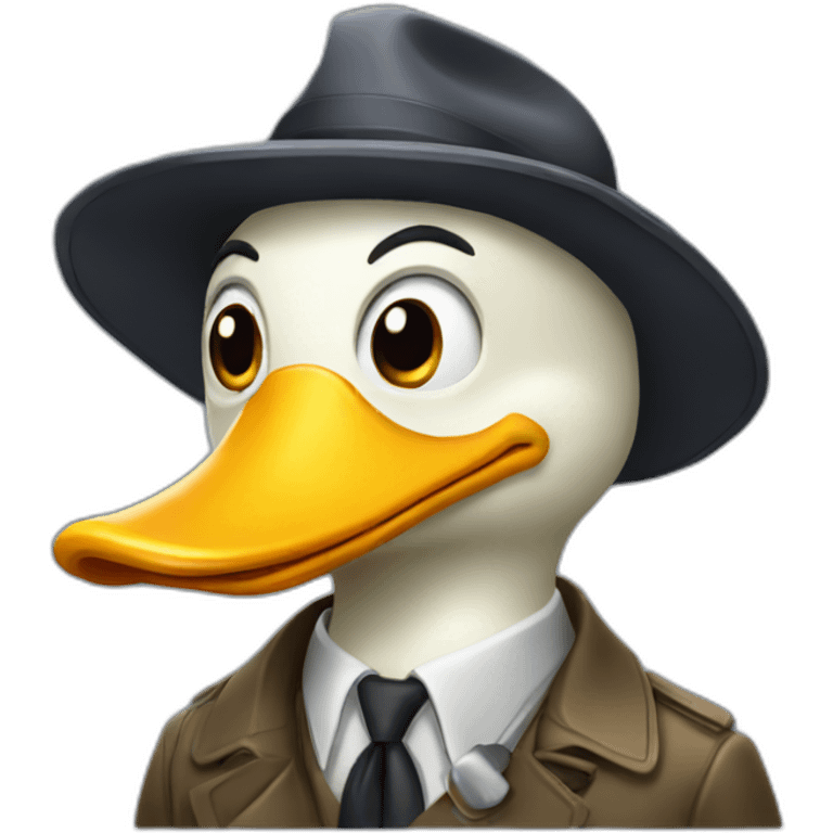 detective duck emoji