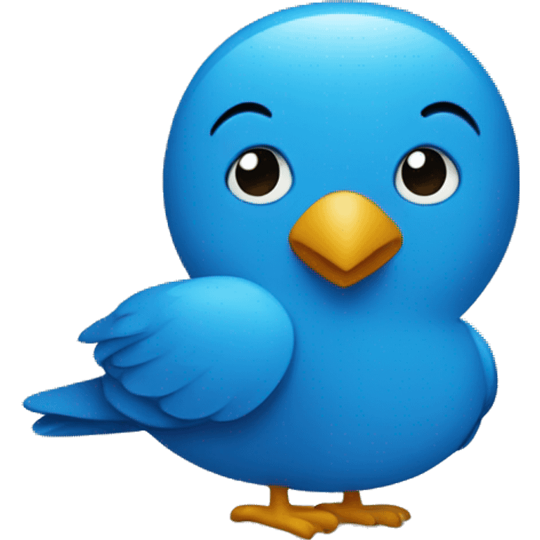 twitter bird blue emoji emoji