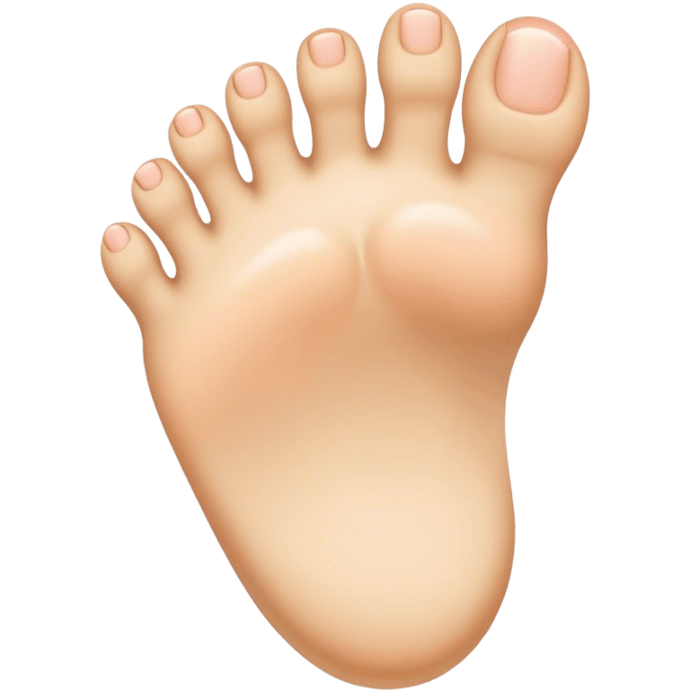 Foot with a face  emoji