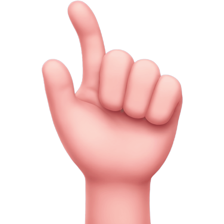 Pinky and thumb emoji