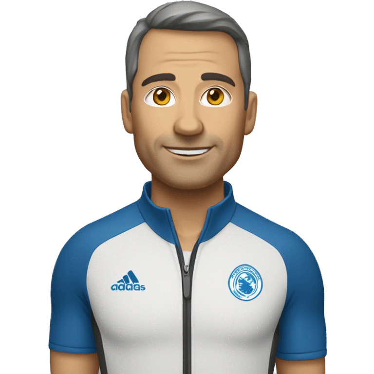 un coach sportif énervé emoji