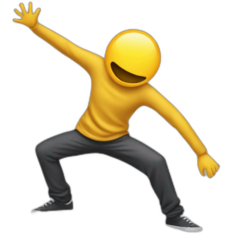 Person who is doing the dab emoji