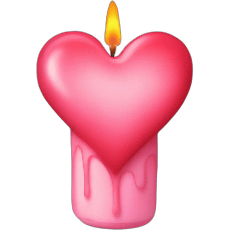 heart-shaped candle emoji