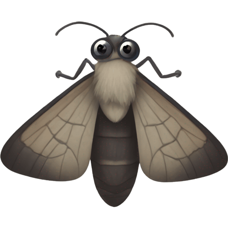 Angry moth emoji