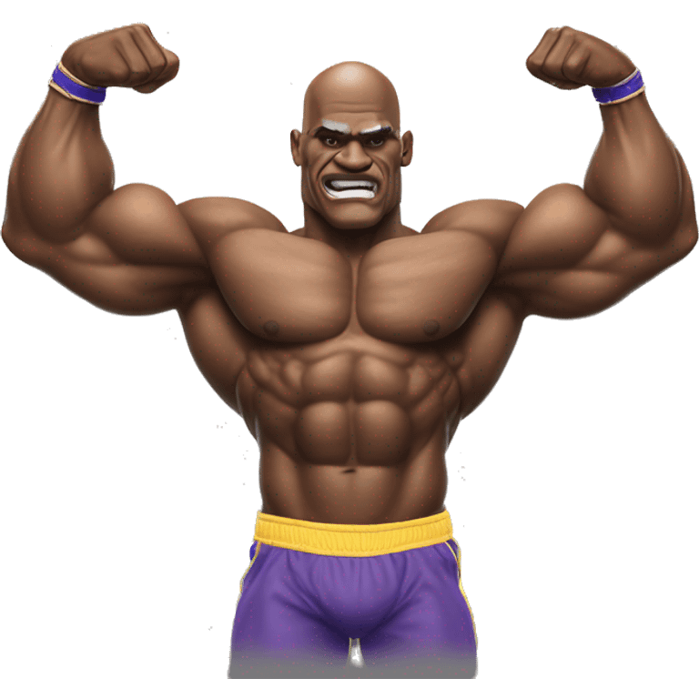 Ronnie Coleman Flexing muscles emoji