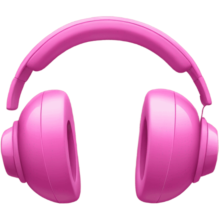 Pink Apple Headphone emoji