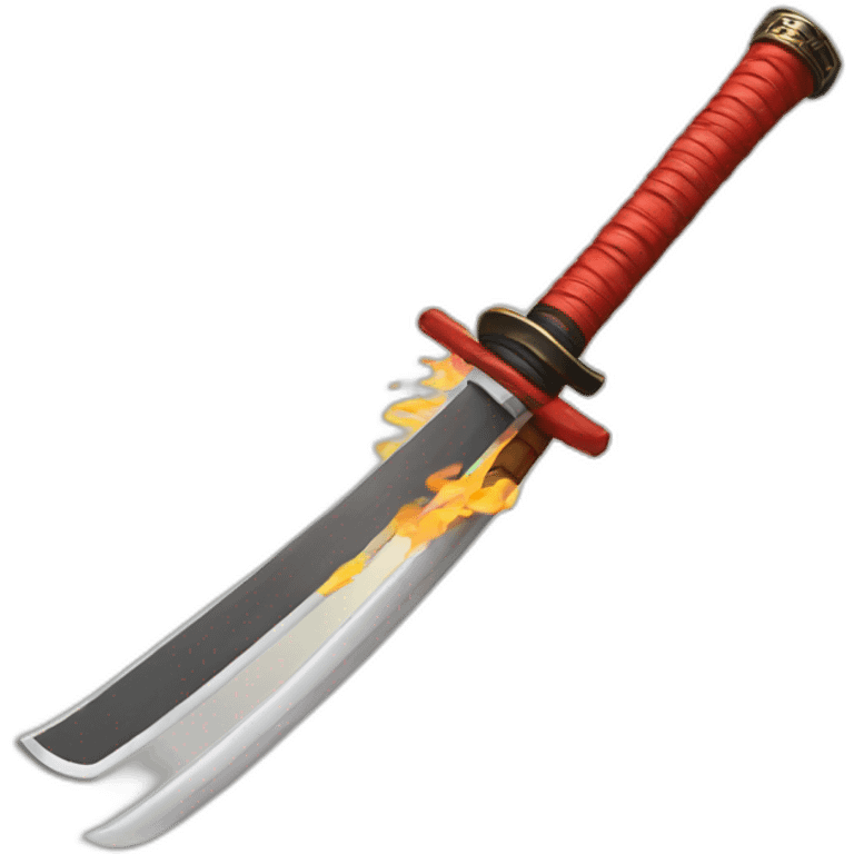 fire katana single emoji