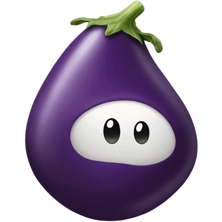 curvy egg plant emoji