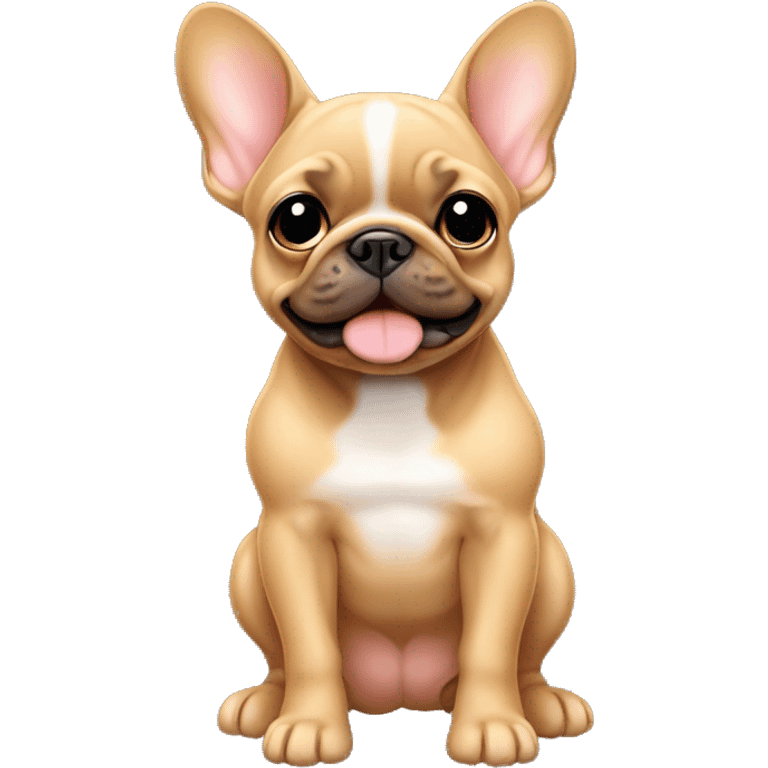 Fawn frenchie pup emoji