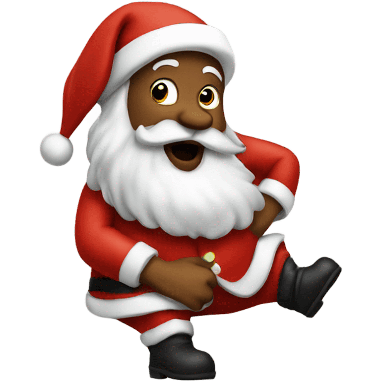 santa farting emoji