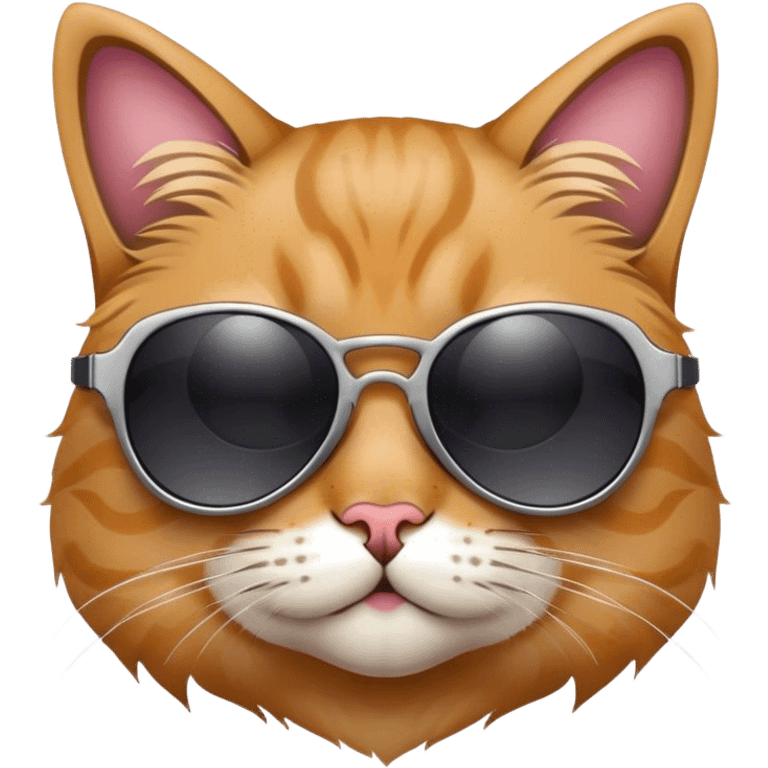 Cat wearing sunglasses emoji