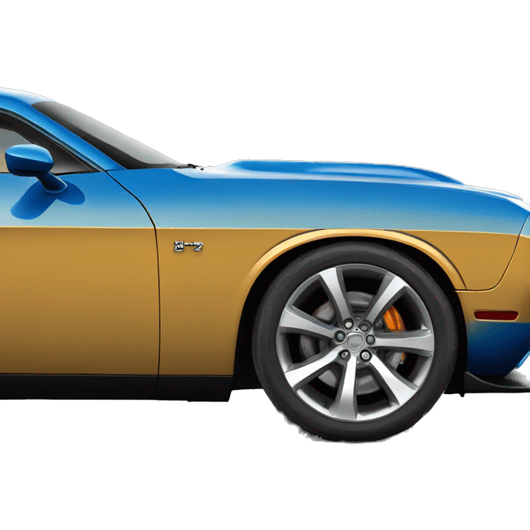 jazz blue dodge challenger  emoji