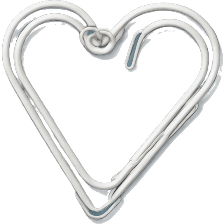 paper clip heart  emoji