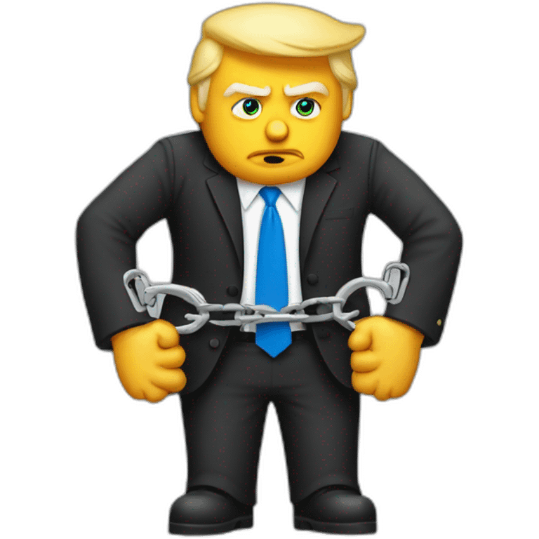 trump-in-handcuffs emoji