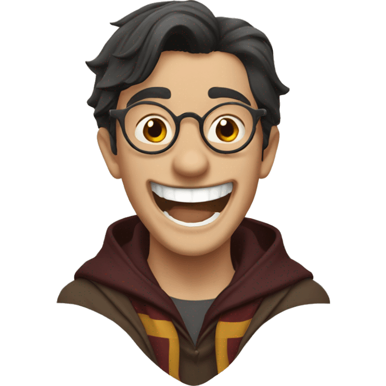 Harry Potter laughing emoji