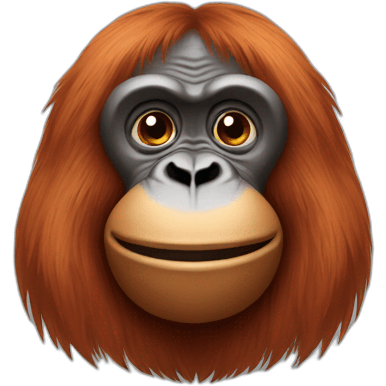 orangutan-with-upper-body emoji