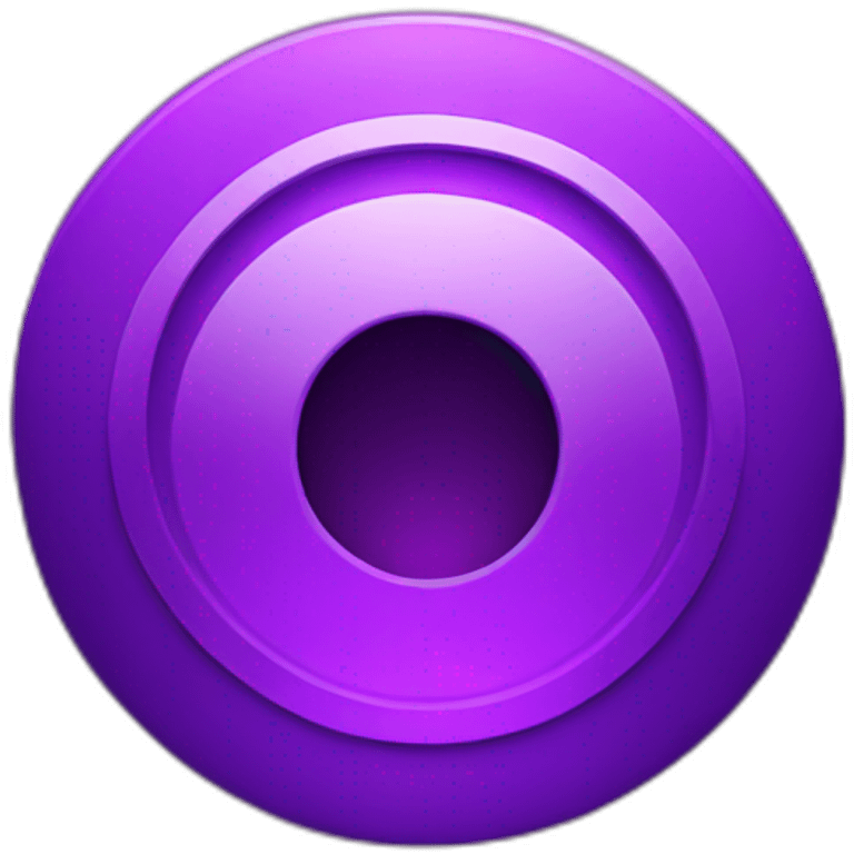 purple audio button emoji