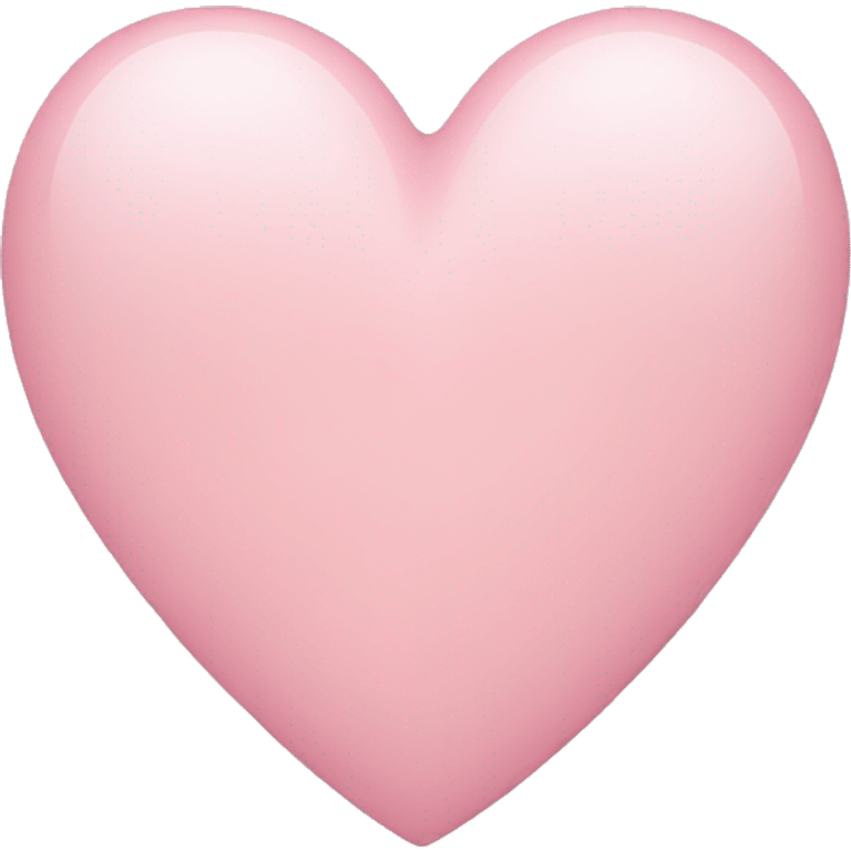 Light pink heart emoji