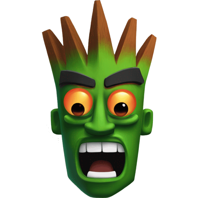 aku-aku crash bandicoot emoji