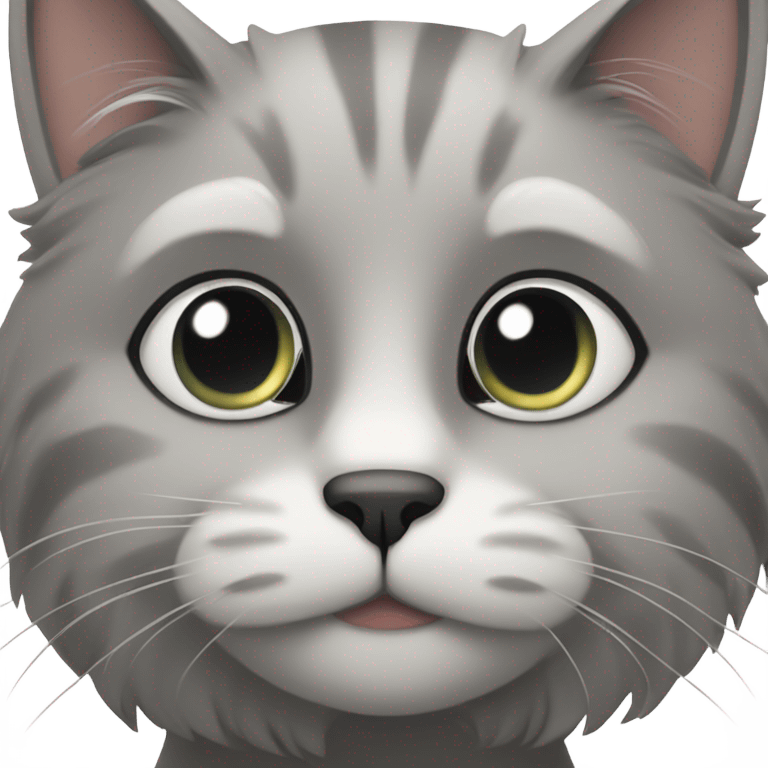 gray cat emoji