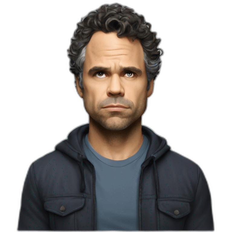 Mark Ruffalo serious emoji