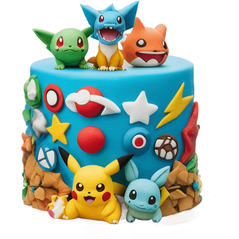 Pokemon cake emoji