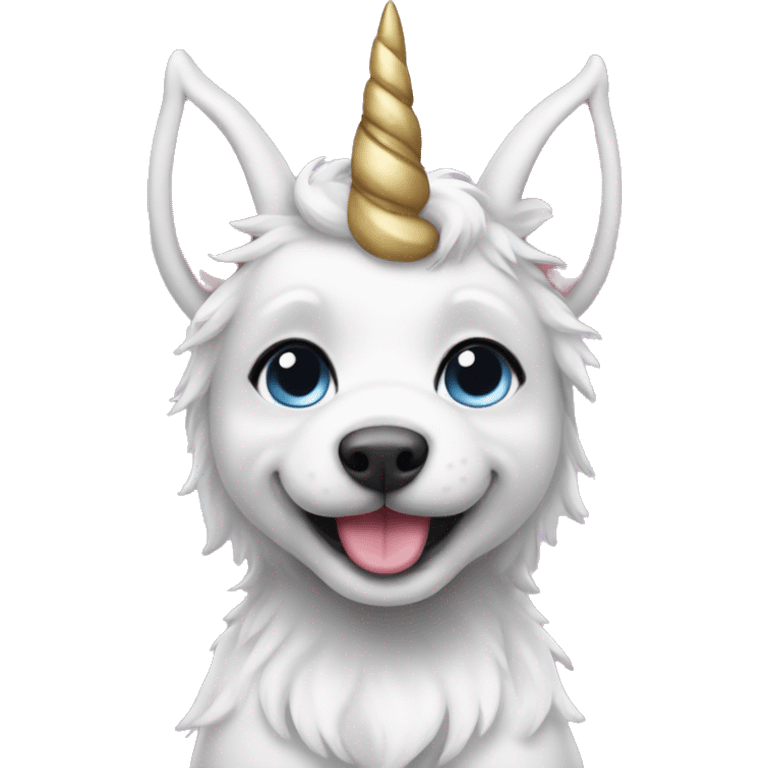 Unicorn puppy emoji