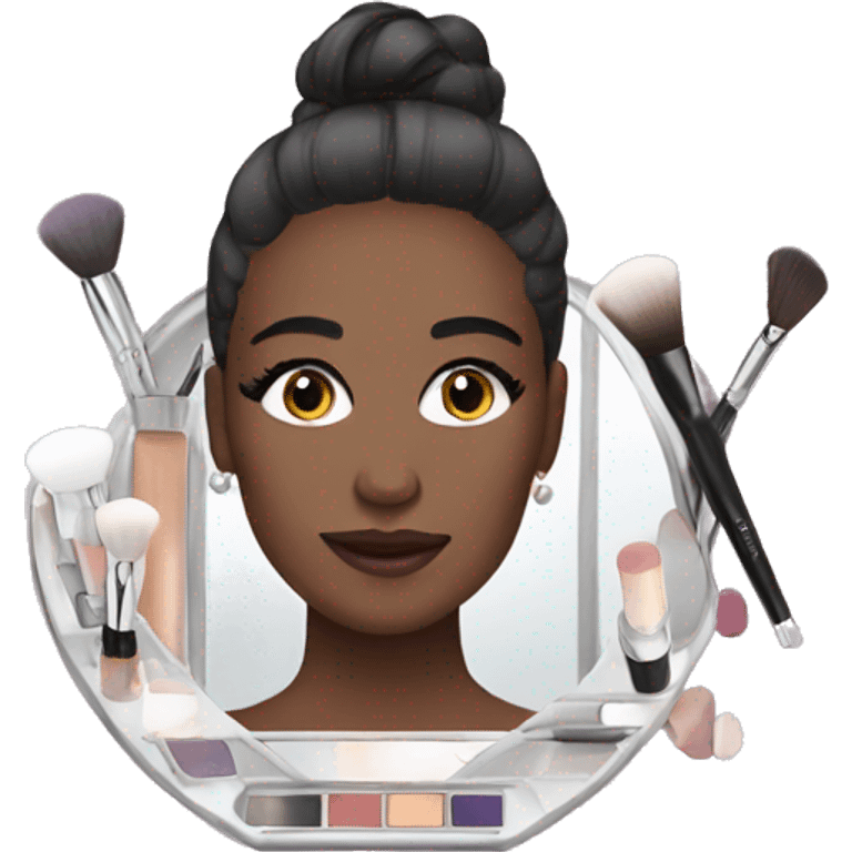 Makeup vanity emoji