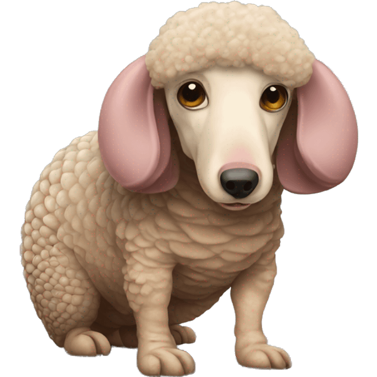 Poodle armadillo  emoji