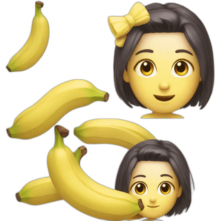 Live banana cute with switch emoji