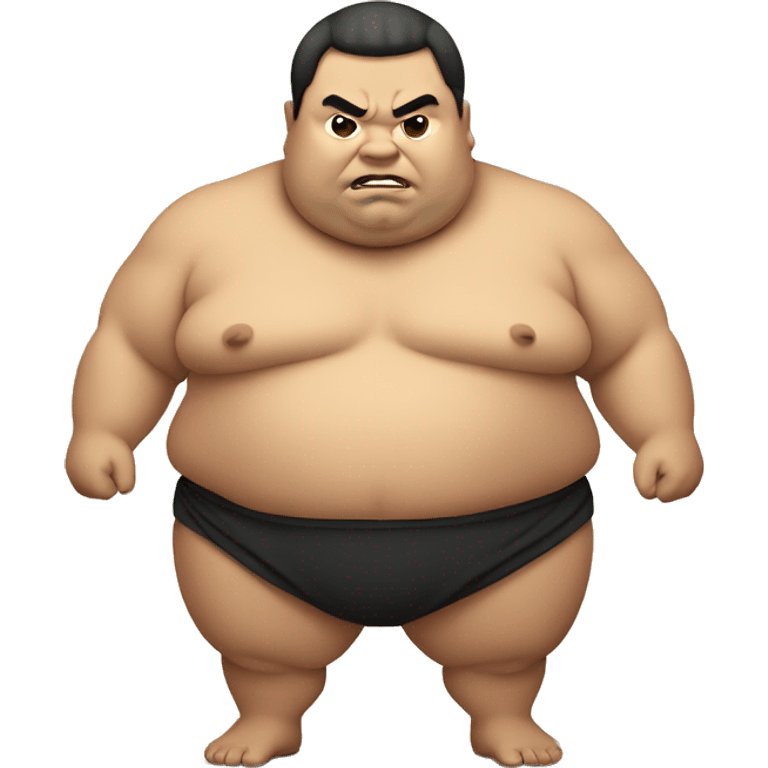 fat sumo wrestler  emoji