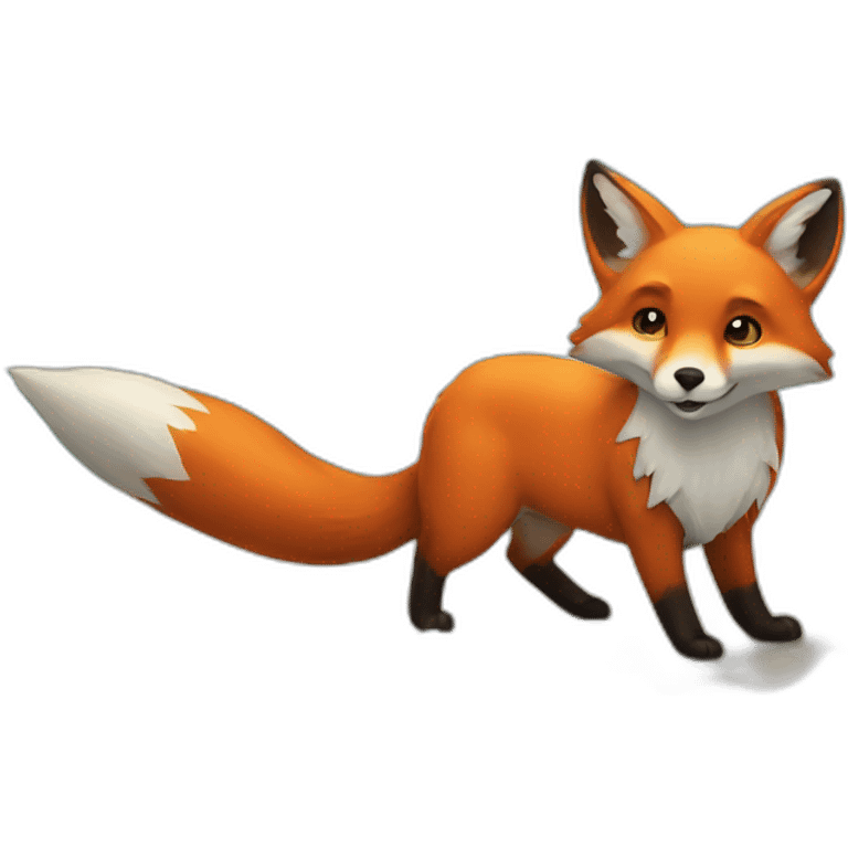 fox and sea emoji