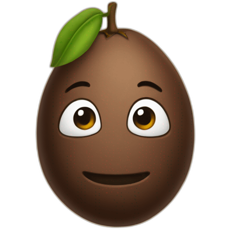 Coco bean emoji