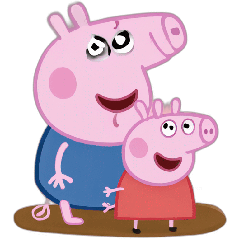 hungry peppa pig emoji