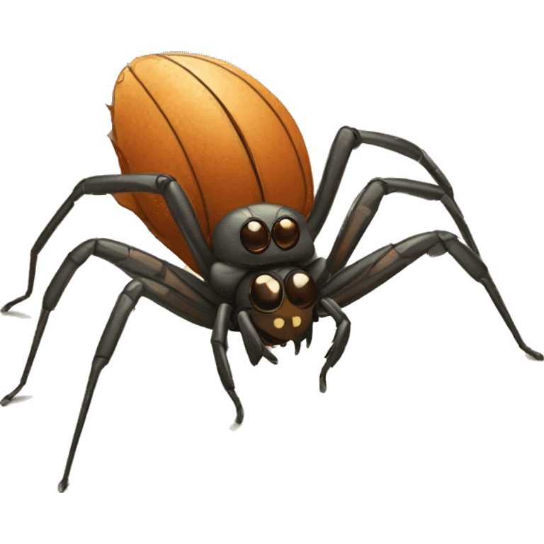 A spider combined with a cricket emoji