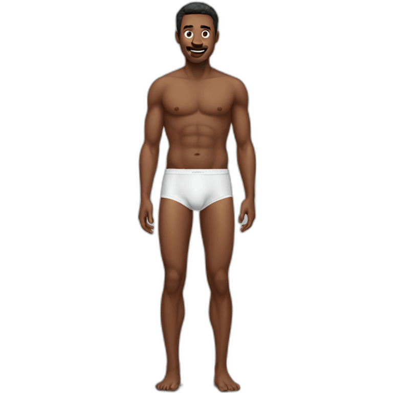 man in his underwear emoji