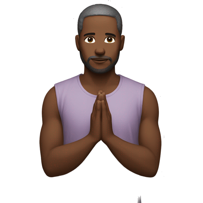 no person, just prayer hands without sleeves emoji