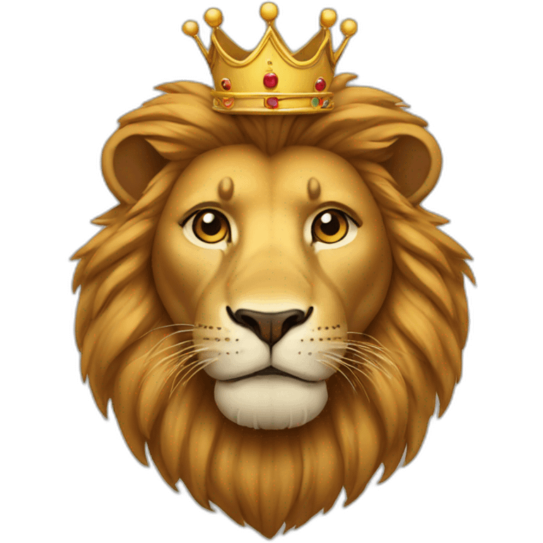 Lion with crown  emoji